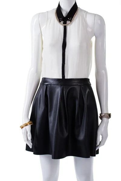 Mannequin wearing thin sleeveless blouse. — Stock Photo, Image