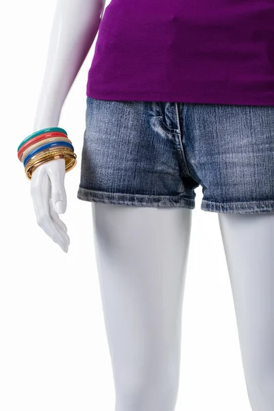 Pantalones cortos y conjunto pulsera . — Foto de Stock