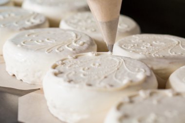 İle süsleme Top kek.