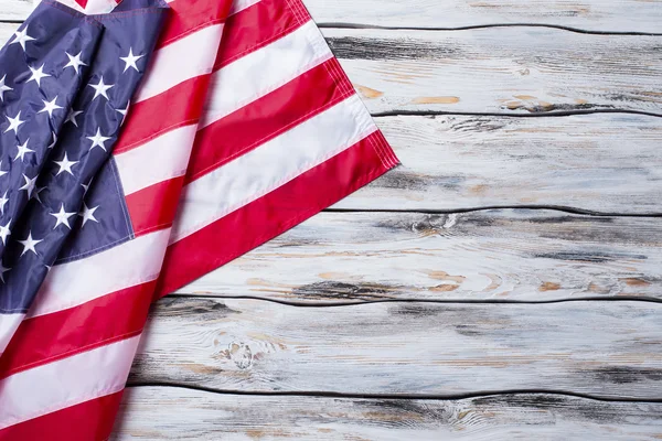Gecreased USA vlag. — Stockfoto