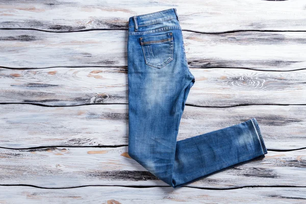 Blaue Jeans. — Stockfoto