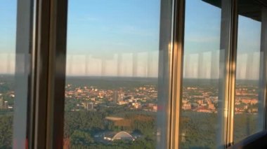 Yukarıdan şehrin görünümü