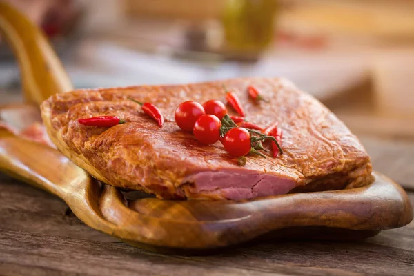 Carne cozida com pimentão . — Fotografia de Stock