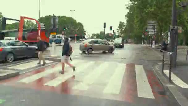 Movimento rápido na estrada . — Vídeo de Stock