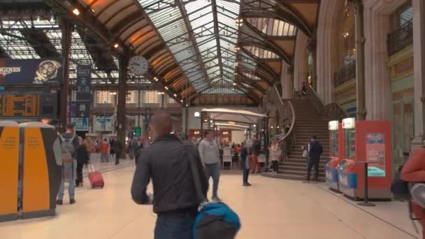 Terminal de la estación de tren . — Vídeos de Stock