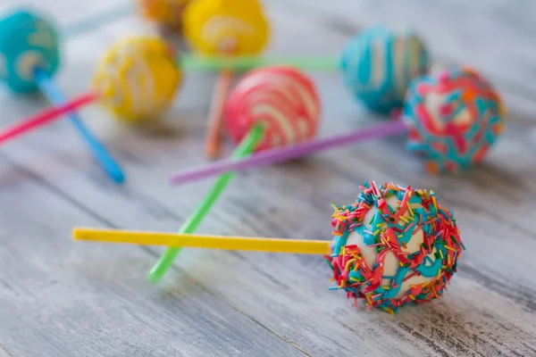 Colorful candy on stick. — Stock Photo, Image