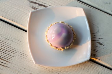 Pembe tatlı Üstten Görünüm.