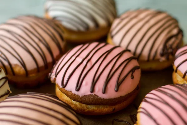 Cookie smörgåsar med glasyr. — Stockfoto