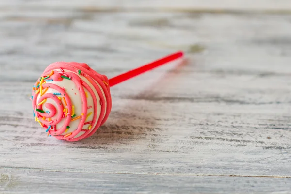 Bolo pop com decoração . — Fotografia de Stock