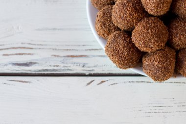 Kahverengi tatlılar Üstten Görünüm