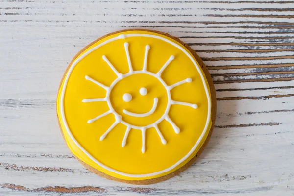 Galleta con un cuadro . — Foto de Stock