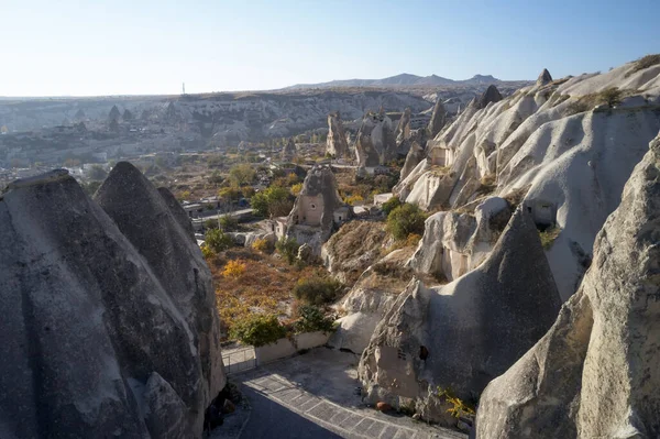 Prachtig uitzicht op de Cappadociavallei — Stockfoto