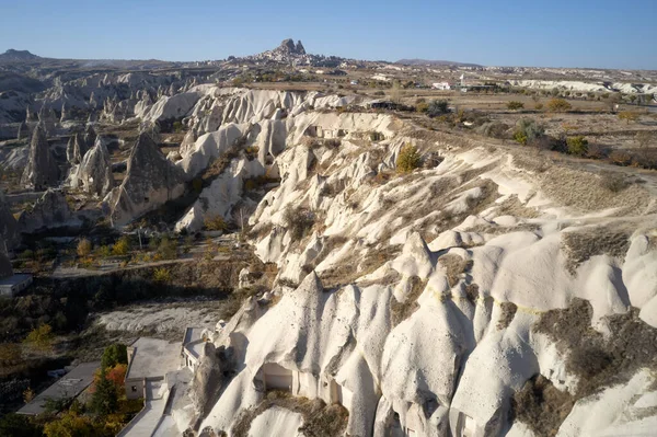 Unieke rotsformaties in Cappadocië, Turkije. — Stockfoto