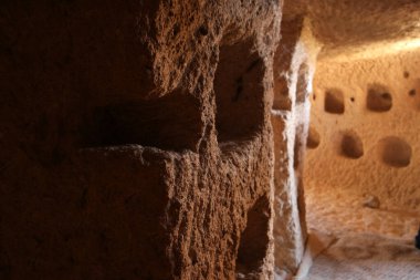 Kapadokya Mağarası.