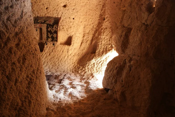 Close up view of cliff dwelling. — Stock Photo, Image