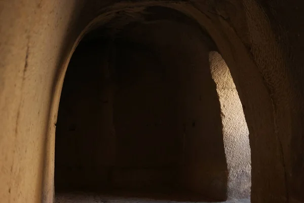 Ciudad subterránea de Capadocia, Turquía. — Foto de Stock