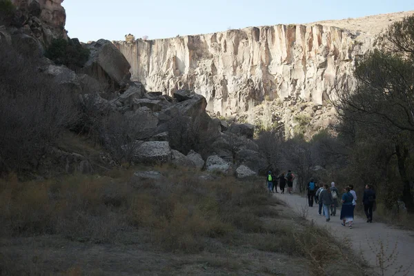 Ihlara vallei landschap, Cappadocië, Turkije. — Stockfoto