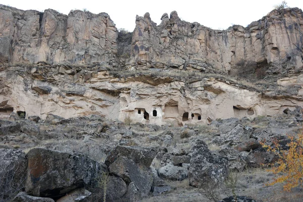 Verbazingwekkend rotslandschap van Cappadocië, Turkije. — Stockfoto