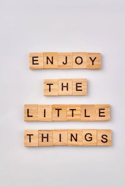Disfrutar de las pequeñas cosas. — Foto de Stock