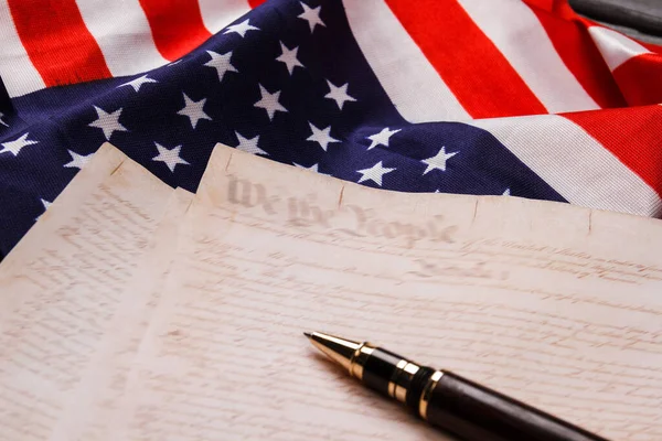 Koncepce vyhlášení nezávislosti Spojených států. — Stock fotografie