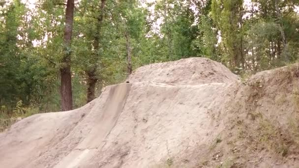 RC buggy bil modell hoppa i slow motion. — Stockvideo