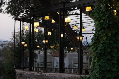 Muhteşem bir açık hava lokantası..