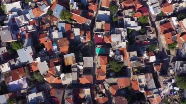 Türkiye 'deki binaların havadan görünüşü.