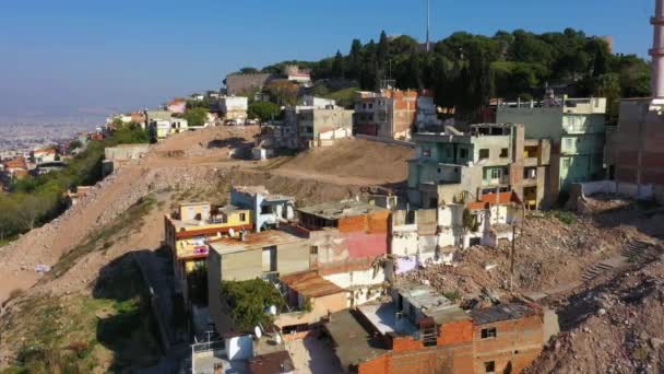 Ødelagde huse efter jordskælv i Tyrkiet. – Stock-video