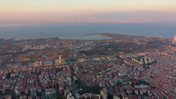 Panoramaudsigt over byen Izmir, Tyrkiet. – Stock-video