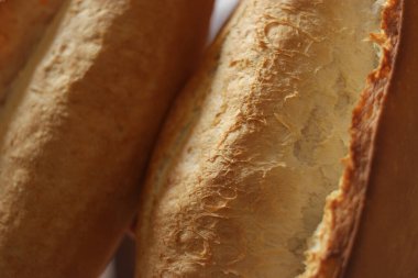 Ev yapımı çıtır ekmek ayrıntıları. Doğal gıda geçmişi.