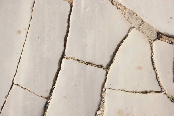 Fundo abstrato de pavimento de paralelepípedos de mármore antigo. — Fotografia de Stock