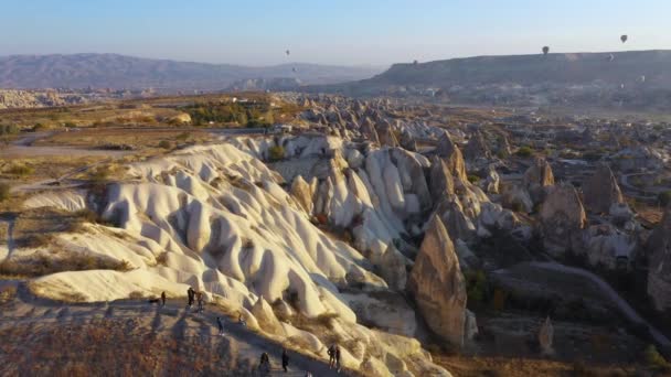 Pittoresca veduta della Valle della Cappadocia. — Video Stock
