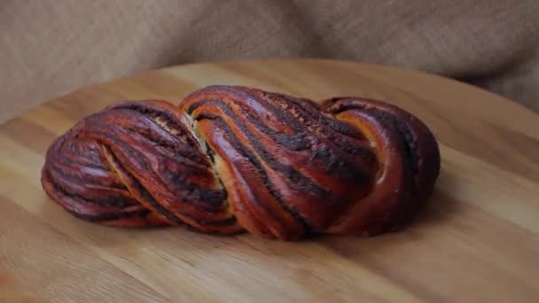 罂粟籽饼 — 图库视频影像