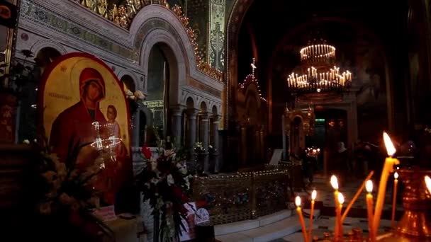 Igreja ortodoxa . — Vídeo de Stock
