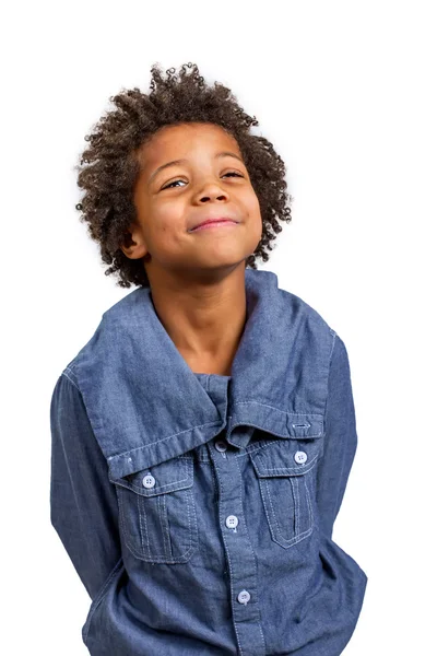 Pleased boy — Stock Photo, Image