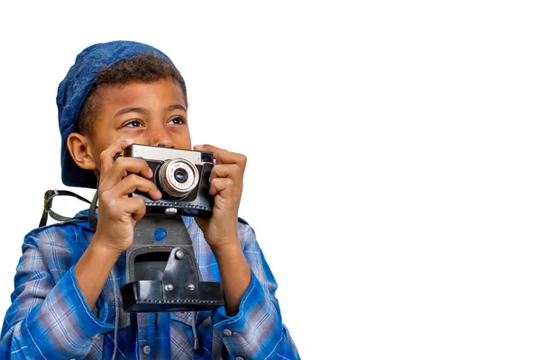 Fotógrafo interessado . — Fotografia de Stock