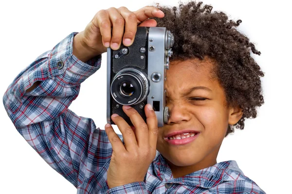 Enthusiastic photographer — Stock Photo, Image