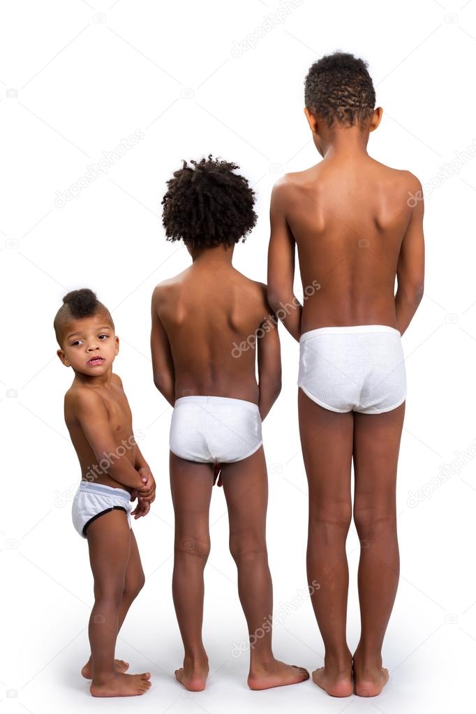 Naked children