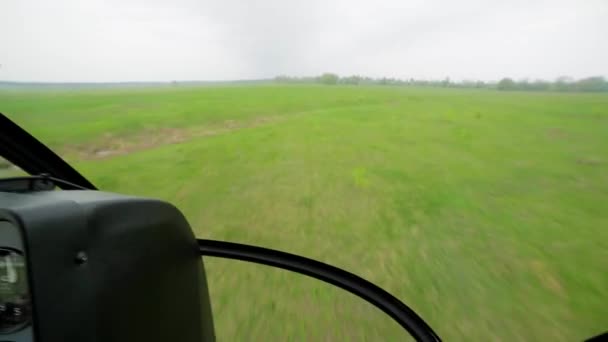 Panorama vanaf cabine — Stockvideo