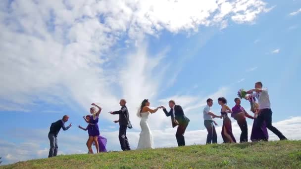 Baile de boda . — Vídeos de Stock