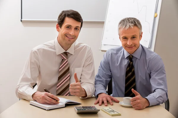 Managers at the table. — Stock Photo, Image