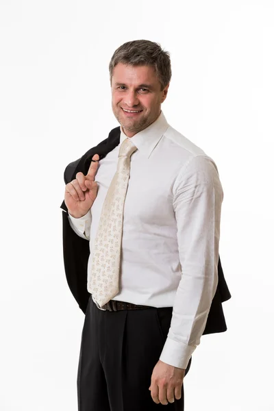 Successful smiling clerk. — Stock Photo, Image