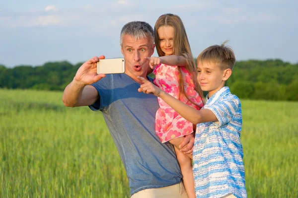 Aile özçekimi. — Stok fotoğraf