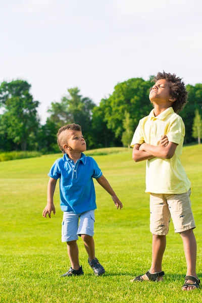 Quarrel boys — Stockfoto