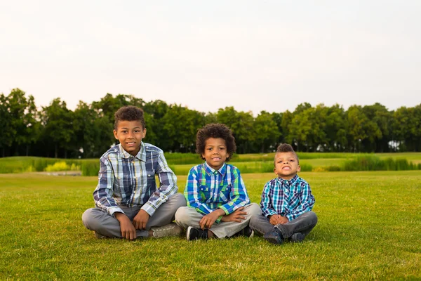 Three nice children. — Stock Photo, Image