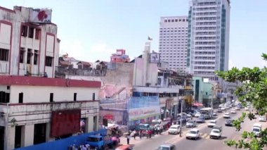 Yangon trafik.