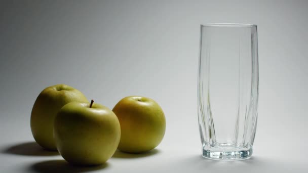 Bebida Apple . — Vídeo de Stock