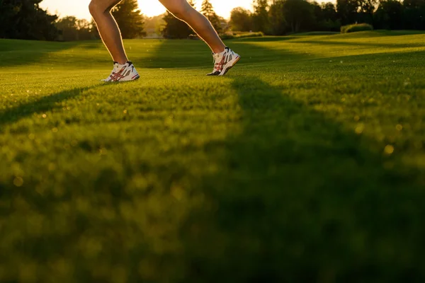 Nohy sportovce. — Stock fotografie