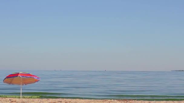 Nádherné panorama na moře. — Stock video