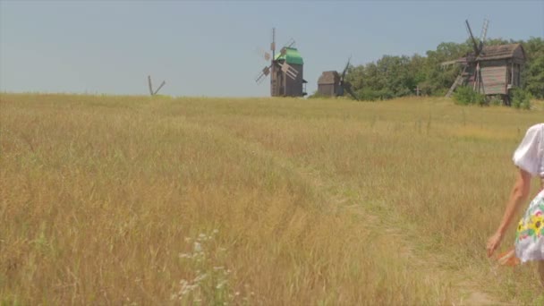 Mann und ein verliebtes Mädchen. — Stockvideo